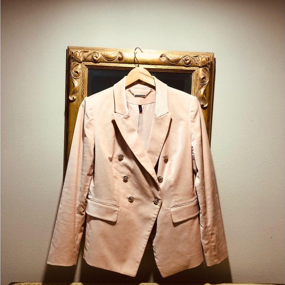 Velvet suit jacket